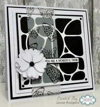 Woodware Die Set - Doodle Grid Three