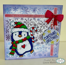Woodware A6 Clear Stamp - Snowflake Shower