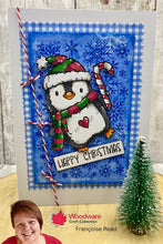 Woodware A6 Clear Stamp - Snowflake Shower