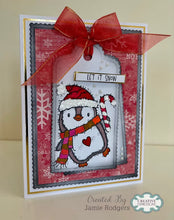 Woodware A6 Clear Stamp Set - Dancing Penguin