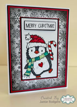 Woodware A6 Clear Stamp Set - Dancing Penguin