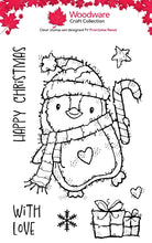 Woodware A6 Clear Stamp Set - Dancing Penguin