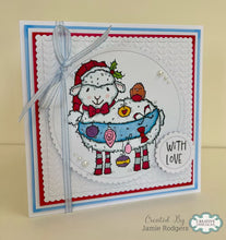 Woodware A6 Clear Stamp Set - Ewe Christmas