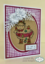 Woodware 8 x 8 Paper Pad - Jolly Christmas