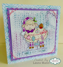 Woodware 6 x 6 Stencil - Purl Stitch
