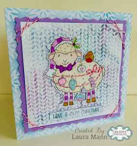 Woodware 6 x 6 Stencil - Purl Stitch