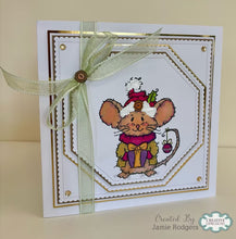 Woodware A6 Clear Stamp Set - Mousy Gift