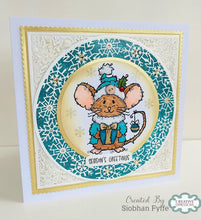 Woodware A6 Clear Stamp Set - Mousy Gift