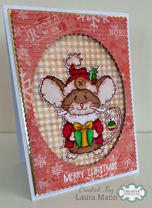 Woodware 8 x 8 Paper Pad - Jolly Christmas