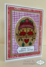 Woodware A6 Clear Stamp Set - Woolly Hat Robins
