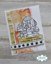 Woodware A5 Clear Stamp Set - Mushrooms