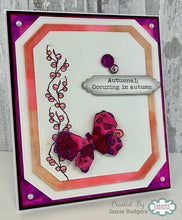 Woodware A6 Clear Stamp Set - Autumn Borders