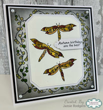 Woodware A6 Clear Stamp Set - Autumn Borders