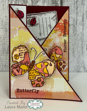 Woodware A6 Clear Stamp Set - Autumn Butterflies