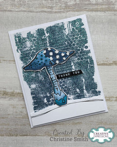 Woodware A6 Clear Stamp Set - Layered Textures