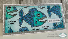 Woodware A6 Clear Stamp Set - Birthday Fishes