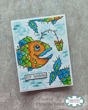 Woodware A6 Clear Stamp Set - Birthday Fishes