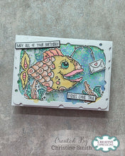 Woodware A6 Clear Stamp Set - Birthday Fishes