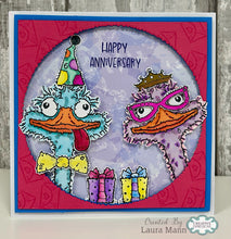 Woodware A6 Clear Stamp Set - Crazy Bird