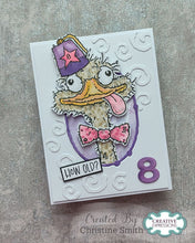 Woodware A6 Clear Stamp Set - Crazy Bird