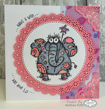 Woodware A6 Clear Stamp Set - Eduardo Elephant