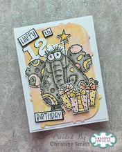 Woodware A6 Clear Stamp Set - Eduardo Elephant