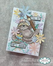 Woodware A6 Clear Stamp Set - Party Animal