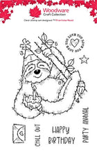 Woodware A6 Clear Stamp Set - Party Animal