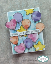 Woodware A6 Clear Stamp Set - Party Balloons