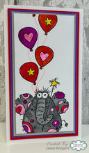 Woodware A6 Clear Stamp Set - Eduardo Elephant