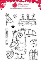 Woodware A6 Clear Stamp Set - Tony Toucan