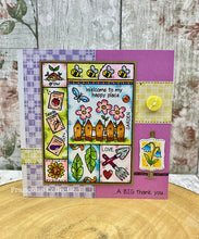 Woodware A6 Clear Stamp - Garden Sampler