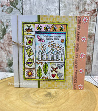 Woodware A6 Clear Stamp - Garden Sampler