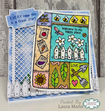 Woodware A6 Clear Stamp - Garden Sampler