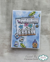 Woodware A6 Clear Stamp - Garden Sampler