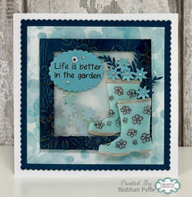 Woodware A6 Clear Stamp Set - Garden Wellies