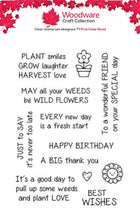 Woodware A6 Clear Stamp Set - Just To Say