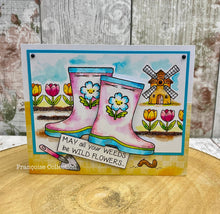 Woodware A6 Clear Stamp Set - Mini Garden