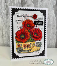 Woodware A6 Clear Stamp - Poppy Cup