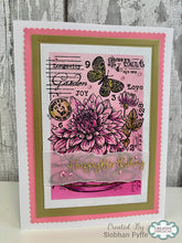 Woodware A6 Clear Stamp - Tea Cup Blooms