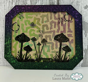 Woodware 6 x 6 Stencil - Roots