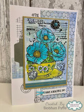 Woodware A6 Clear Stamp - Poppy Cup