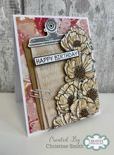 Woodware A6 Clear Stamp - Poppy Cup