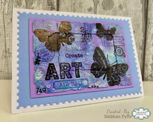 Woodware A6 Clear Stamp Set - Fancy Butterflies