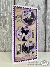 Woodware A6 Clear Stamp Set - Fancy Butterflies