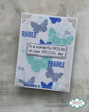 Woodware A6 Clear Stamp Set - Fancy Butterflies