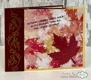 Woodware A7 Clear Stamp Set - Old Leaves