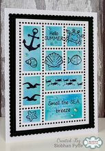 Woodware A6 Clear Stamp Set - Seashells