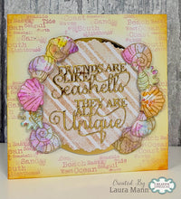 Woodware A6 Clear Stamp Set - Seashells