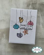 Woodware A6 Clear Stamp Set - Seashells